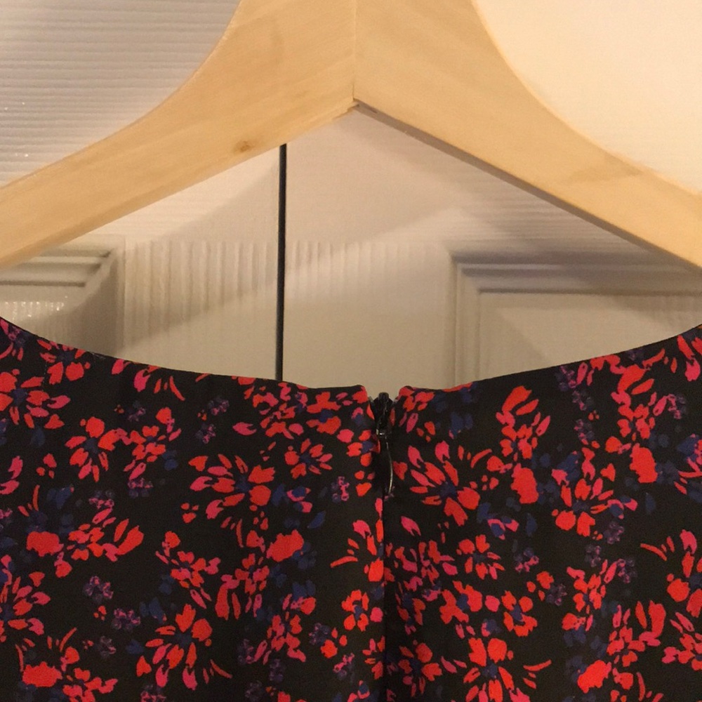Devlin Red Floral Dress View 5